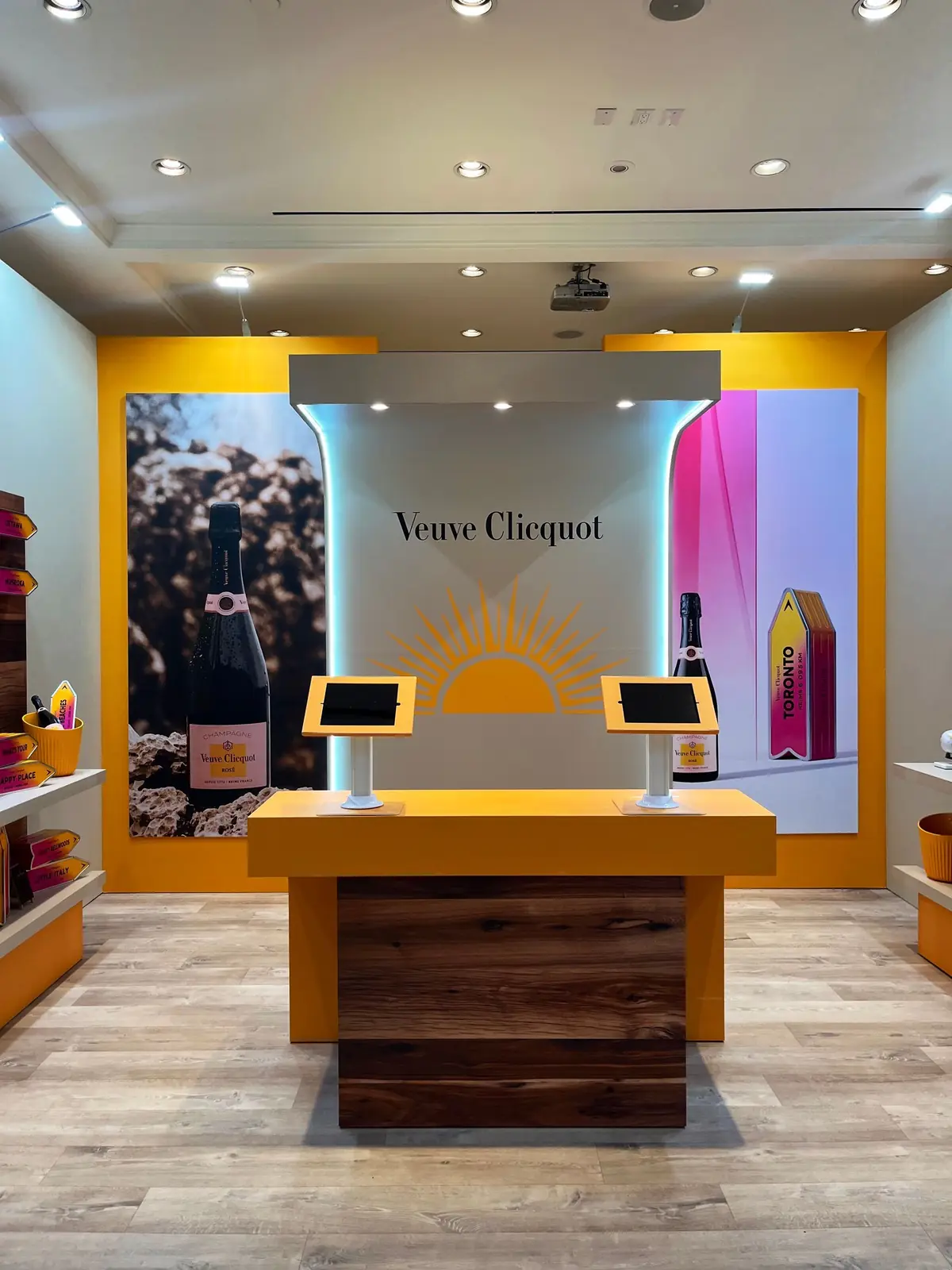 Veuve Clicquot Road to the Sun activation